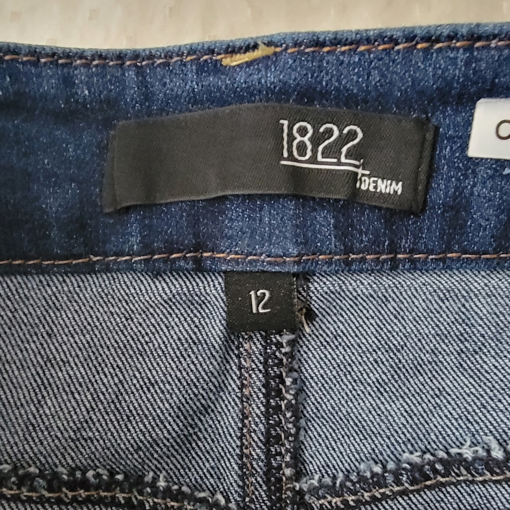 1822 Denim Skirt Sz 12 NWOT - Picture 3 of 5